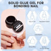 Picture of Makartt Solid Nail Glue Gel for Soft Gel Nail Tips Kailane Solid Nail Glue Gel for Press On Nails Acrylic Nails Solid Builder Nail Gel for Nail Strengthen Nail Art DIY Home Salon 15ML UV Light Cured