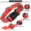 Picture of ARING PET Christmas Dog Collar Cute Small Dog Collars, Adjustable Cotton Red Christmas Dog Collars Puppy Collar for Small Medium Large Boy and Girl Dogs