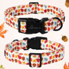 Picture of ARING PET Fall Dog Collar-Cotton Maple Leaves Dog Collar for Small Dogs, Adjustable Lightweight Dog Collars with Quick Release Buckle for Small Medium Large Dogs