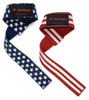 Picture of Harbinger Padded Cotton Lifting Straps with NeoTek Cushioned Wrist (Pair), Flag