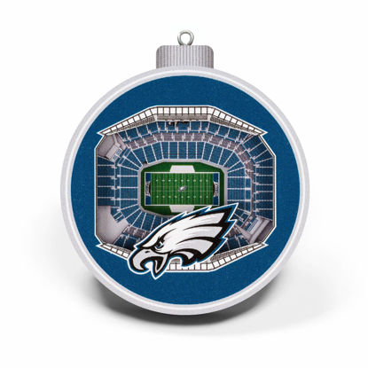 Picture of YouTheFan NFL Philadelphia Eagles 3D StadiumView Ornament - Lincoln Financial Field