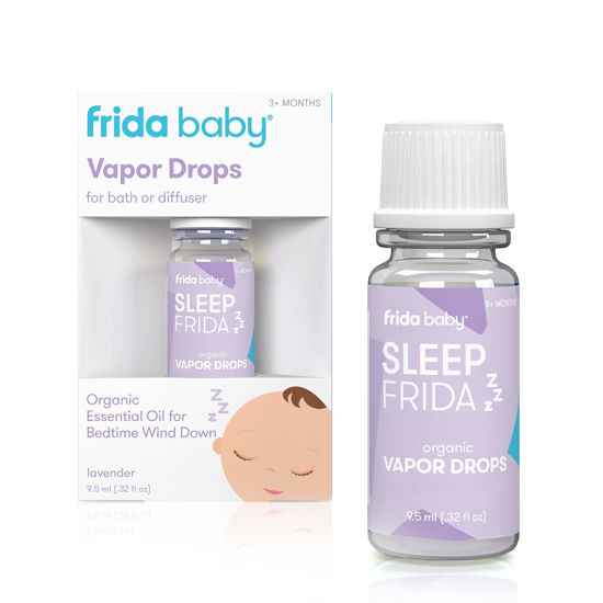 Picture of Frida Baby Natural Sleep Vapor Bath Drops, Lavender Essential Oil Bath Drops for Bedtime, Relaxing & Calming Aromatherapy Oil for Better Sleep