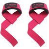 Picture of Harbinger Padded Cotton Lifting Straps with NeoTek Cushioned Wrist (Pair), Pink , 21"