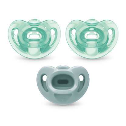 Picture of NUK Comfy Orthodontic Pacifiers, 0-6 Months, 3 Pack