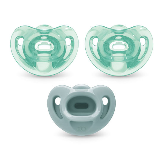 Picture of NUK Comfy Orthodontic Pacifiers, 0-6 Months, 3 Pack