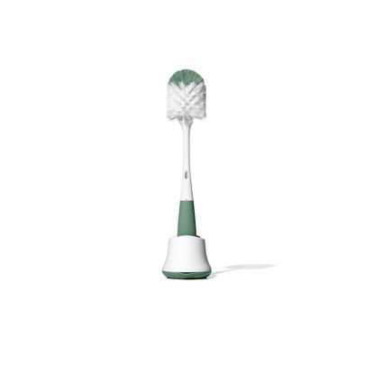 Picture of OXO Tot Bottle Brush with Nipple Cleaner and Stand - Sage