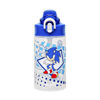 Picture of Zak Designs Sage Sonic the Hedgehog Water Bottle For School or Travel, 16oz Durable Plastic Water Bottle With Straw, Handle, and Leak-Proof, Pop-Up Spout Cover (Sonic, Eggman)