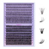 Picture of Lash Extension 320 Pcs Individual Lashes Cluster Natural DIY Eyelash Extension Lash Clusters 10-16mm Length Mix 20D+50D Soft Eyelash Extensions for Makeup at Home (20+50D-0.07-10-16MIX KIT)