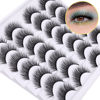 Picture of Newcally Lashes False Eyelashes Natural Fluffy Light Volume Faux Mink Lashes 14 Pairs Pack