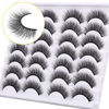 Picture of Newcally Lashes False Eyelashes Natural Fluffy Light Volume Faux Mink Lashes 14 Pairs Pack