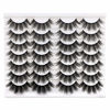 Picture of Newcally Lashes False Eyelashes Dramatic 20MM Faux Mink Lashes Pack 14 Pairs Wispy Long Thick Fluffy Strip Eye Lashes Multipack