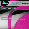 Picture of TECEUM 1 Inch Webbing - Hot Pink - 10 Yards - 1” Webbing for Climbing Outdoors Indoors Crafting DIY nw