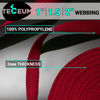 Picture of TECEUM 1 Inch Webbing - Red - 10 Yards - 1” Webbing for Climbing Outdoors Indoors Crafting DIY nw