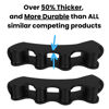 Picture of VYCE PrimalStep Size Large Toe Separators - Over 50% Thicker & More Durable - Dr. Recommended - Correct Foot, Bunion Pain, Plantar Fasciitis - Toe Straightener for Functional Athletic Mobility (Large)