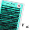 Picture of VAVALASH Lash Clusters 40D-D-0.07-16MM DIY Individual Lashes 280 PCS Cluster Lashes 10D 20D 30D 40D 50D C D Curl Volume False Eyelash Extensions DIY Lash Extensions at Home (40D-0.07-D,16mm)