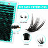 Picture of VAVALASH Lash Clusters 50D-0.07-C-9-16MM 300Pcs DIY Eyelash Extension 10D 20D 30D 40D 50D Individual Cluster Lashes Faux Mink False Lashes DIY Lash Extensions at Home 300PCS (50D-0.07-C,9-16MIX)