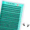 Picture of VAVALASH Lash Clusters 20D-0.07-D-9-16MM 300Pcs DIY Eyelash Extension 10D 20D 30D 40D 50D Individual Cluster Lashes Faux Mink False Lashes DIY Lash Extensions at Home 300PCS (20D-0.07-D,9-16MIX)