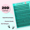 Picture of VAVALASH Lash Clusters 20D-0.07-D-9-16MM 300Pcs DIY Eyelash Extension 10D 20D 30D 40D 50D Individual Cluster Lashes Faux Mink False Lashes DIY Lash Extensions at Home 300PCS (20D-0.07-D,9-16MIX)