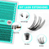 Picture of VAVALASH Lash Clusters 10D+20D-D-10-16MM DIY Individual Lashes 280 PCS Cluster Lashes 10D 20D 30D 40D 50D C D Curl Volume False Eyelash Extensions DIY Lash Extensions at Home (10D+20D-0.07-D,10-16mm)