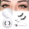 Picture of ALICE Magnetic Eyelashes without Eyeliner Reusable Magnetic Lashes Kit with Applicator Manga No Glue Needed Magnetic Eyelashes Kit Easy to Wear and Remove for All-Day Comfort