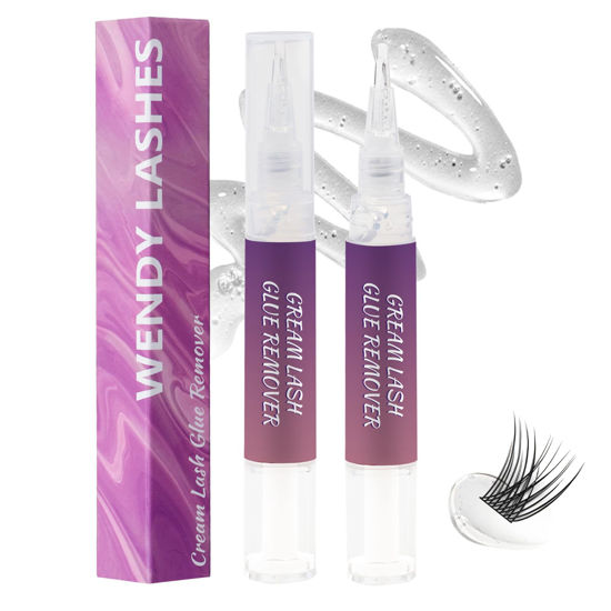 Picture of Lash Remover for Lash Extensions/Lash Clusters/Strip Eyelashes Cream Lash Glue Remover Effectively| Low Irritation for Sensitive Skin Lash Extension Remover Indicidual Lashes Glue Remover