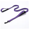 Picture of Heavy Duty Dog Leash - 2 Handles by Padded Traffic Handle for Extra Control, 6foot Long - Perfect for Medium to Large Dogs (Purple, 6 ft)