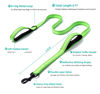 Picture of Heavy Duty Dog Leash - 2 Handles by Padded Traffic Handle for Extra Control, 6foot Long - Perfect for Medium to Large Dogs (6 ft, Black Green)