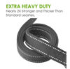 Picture of Heavy Duty Dog Leash - 2 Handles by Padded Traffic Handle for Extra Control, 6foot Long - Perfect for Medium to Large Dogs (6 ft, Black Green)