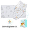 Picture of Cute Castle 3-Pack Baby Swaddle Sleep Sacks - Perfect Boxs - Newborn Swaddle Sack - Ergonomic Baby Swaddles Warp Blanket for Boys and Girls (Small 0-3 Months), Robot, Spacecraft, Sailboat