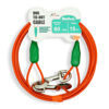 Picture of Petest 15ft Tie-Out Cable with Crimp Cover for Medium Dogs Up to 60 Pounds