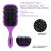 Picture of 4Pcs Detangling Hair Brush Set for Women - Paddle Brush for Wet or Dry, No More Tangles for Straight, Long, Thick, Curly, and Natural Hair (Purple)