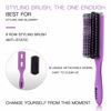 Picture of 4Pcs Detangling Hair Brush Set for Women - Paddle Brush for Wet or Dry, No More Tangles for Straight, Long, Thick, Curly, and Natural Hair (Purple)