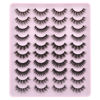 Picture of JIMIRE False Eyelashes Natural Fluffy Wispy Faux Mink Lashes 5D 14mm-18mm 5 Styles Mixed Lashes for Small Eyes Natural Look Fake Eyelashes 20 Pairs Multipack