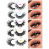 Picture of JIMIRE False Eyelashes Natural Fluffy Wispy Faux Mink Lashes 5D 14mm-18mm 5 Styles Mixed Lashes for Small Eyes Natural Look Fake Eyelashes 20 Pairs Multipack