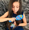 Picture of Baby Shark Hair Accessory Set: 9-inch Regular Detangling Brush, 4 Elastic Hair Ties & Scrunchies for Kids