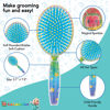 Picture of CoComelon Hair Brush with Magical Sparkling Stars Confetti Hair Brush, Green - Kids Hair Brush Ages 3+