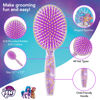 Picture of Hair Brush with Magical Sparkling Stars Confetti Hair Brush - Kids Hair Brush Ages 3+