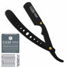 Picture of 100 BLADES + Facón Professional Classic Straight Edge Barber Razor - Salon Quality Cut Throat Shavette