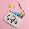 Picture of ZHAMEN Singer Taylor Makeup Bag Album Inspired Gift Enjoy Sing Song Cosmetic Bag Singer Merchandise TS Fans Merch Music Lover Gifts