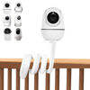 Picture of JAMYOK Baby Monitor Mount for Hello Baby HB6550/ HB65/ HB6339/ HB40/ HB6081/ HB66/ HB6351,iFamily,OKAIDI Baby Monitor Camera,Twist Mount without Tools or Wall Damage