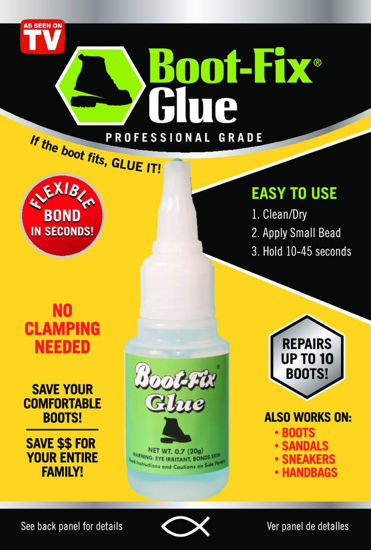 Picture of Boot-Fix Shoe Glue: Instant Professional Grade Shoe Repair Glue