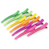 Picture of AIMIKE 12pcs Hair Clips Set - No Crease Duck Billed Clips with Silicone Band for Styling, Cutting, and Sectioning Salon Hair