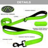 Picture of Joytale Dog Leash Heavy Duty for Large Dogs That Pull, Double Handle Dog Leash for Traffic Control, Double-Sided Reflective Leash for Night Safety, Dog Leash for Large Medium Dogs, 5FT, Green