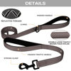 Picture of Joytale Dog Leash Heavy Duty for Large Dogs That Pull, Double Handle Dog Leash for Traffic Control, Double-Sided Reflective Leash for Night Safety, Dog Leash for Large Medium Dogs, 4FT, Brown