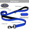 Picture of Joytale Dog Leash Heavy Duty for Large Dogs That Pull, Double Handle Dog Leash for Traffic Control, Double-Sided Reflective Leash for Night Safety, Dog Leash for Large Medium Dogs, 4FT, Royal Blue