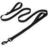 Picture of Joytale Dog Leash Heavy Duty for Large Dogs That Pull, Double Handle Dog Leash for Traffic Control, Double-Sided Reflective Leash for Night Safety, Dog Leash for Large Medium Dogs, 5FT, Black