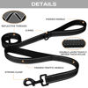 Picture of Joytale Dog Leash Heavy Duty for Large Dogs That Pull, Double Handle Dog Leash for Traffic Control, Double-Sided Reflective Leash for Night Safety, Dog Leash for Large Medium Dogs, 6FT, Black