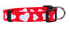 Picture of Native Pup Valentine's Day Heart Dog Collar, Cute Pink Red Puppy Gift (Small, Red Heart)