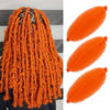 Picture of Marley Twist Braiding Hair Springy Afro Twist Hair 12 Inch 3 Packs Pre Fluffed Spring Twist Hair Pre Stretched Wrapping Hair for Soft Locs Hair Extensions (12 Inch (Pack of 3), Orange#)