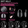 Picture of UNA GELLA Almond Oval Fake Nails Pre-shape 504pcs Oval Gel Nail Tips Round Oval Almond Press on Nails for Full Cover Acrylic Round Oval Full Nails False Nails 12 Sizes False Soft Gel Tips